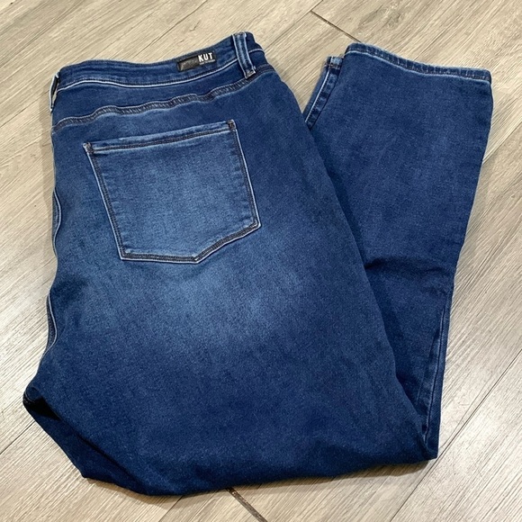 Kut from the Kloth Reese Fab Ab Straight Leg Stretch Ankle Jeans size 20W - Picture 1 of 12